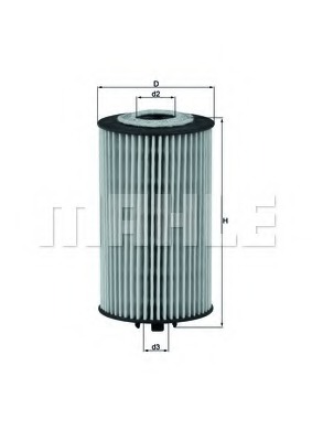 Mahle/Knecht OX 401D Фильтр масляный OPEL/CHEVROLET 1.0/1.2/1.4/1.6/1.8 04-